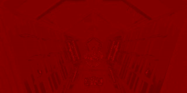 Túnel de Neón Calavera Roja VJLoops 2:1 Univisium 60fps Salvapantallas