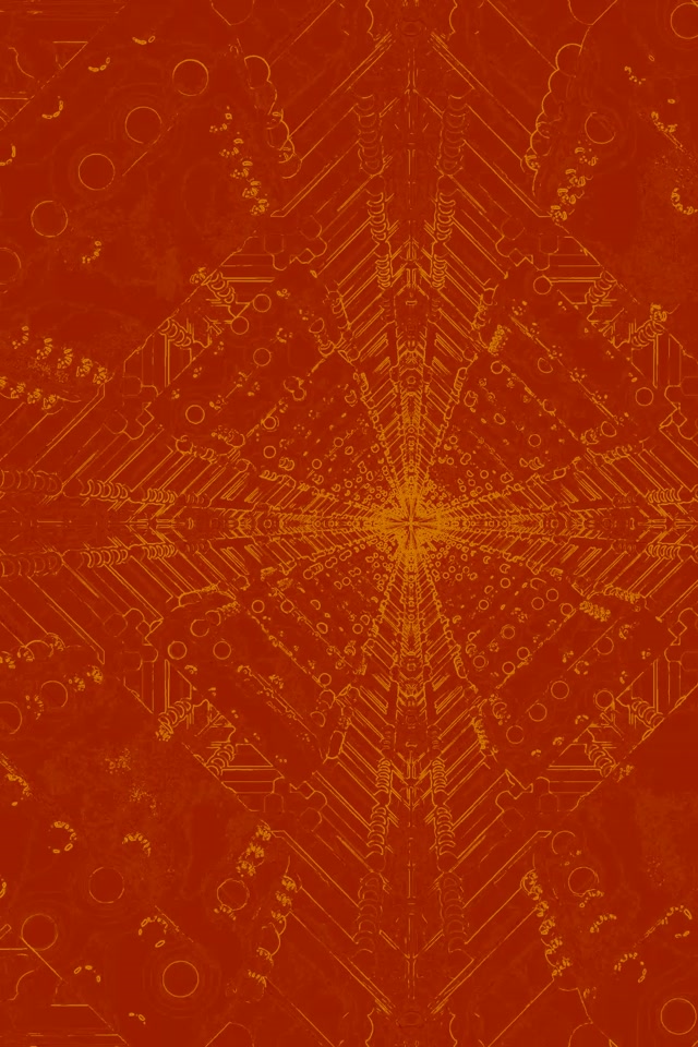 Túnel de Neón Explosión Diamante Fractal 2:3 Foto Retrato 60fps Salvapantallas Vj Loop