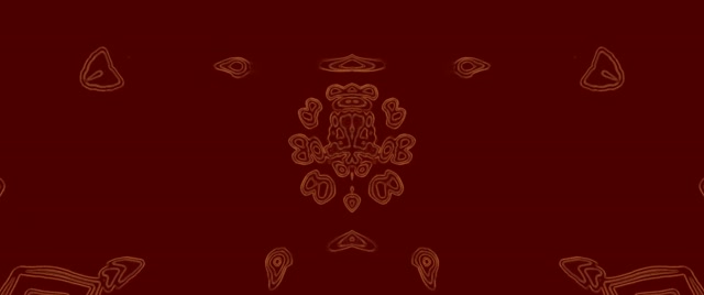 Mandala Carmesí Túnel de Neón VJLoops 2.39:1 Cinemascope 60fps Salvapantallas