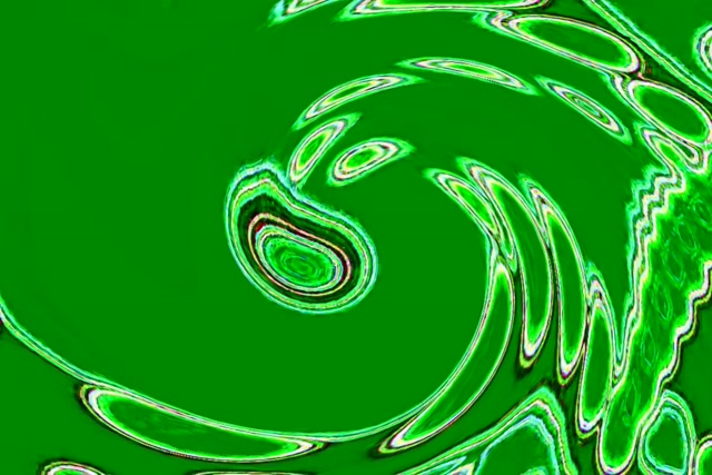 Túnel de Neón Vórtice Remolino Verde VJLoops 3:2 Surface 60fps Salvapantallas