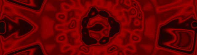 Túnel de Neón Rojo Blob Pulsante Vórtice Vj Loop 32:9 Super Ultrawide 60fps Salvapantallas