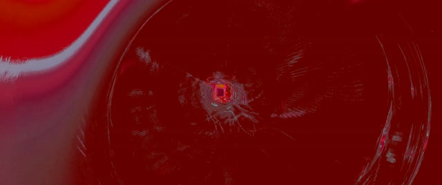 Túnel Neón Rojo Vórtice Espiral VJ Loop 2.39:1 Cinemascope 60fps Salvapantallas