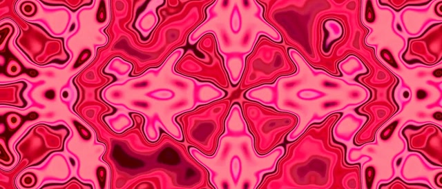 Túnel Neón Rosa Caleidoscopio VJLoops 21:9 Ultrawide 60fps Salvapantallas