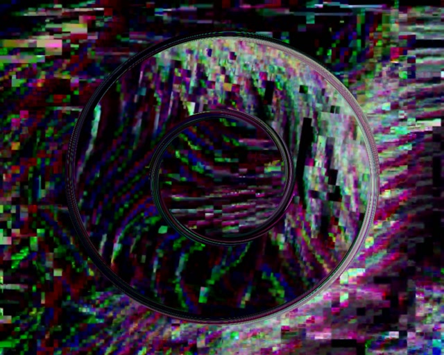 Túnel de Neón Vórtice RGB Glitch VJ Loop 5:4 Industrial 60fps Salvapantallas