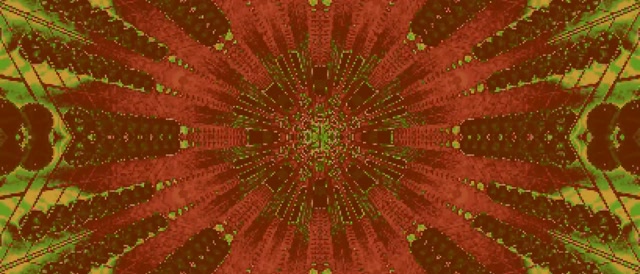Túnel de Neón Explosión Fractal Roja 21:9 Ultraancho 60fps Salvapantallas Vj Loop