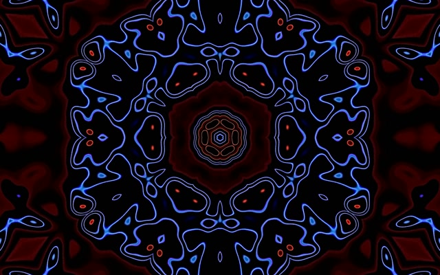 Túnel de Neón Floración Caleidoscopio Vj Loop 16:10 MacBook 60fps Salvapantallas