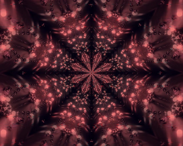 Túnel Neón Florecimiento Caleidoscopio Fractal VJ Loop 5:4 Industrial 60fps Salvapantallas