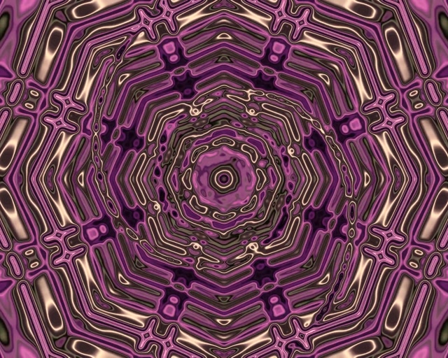 Túnel de Neón Púrpura Caleidoscopio Fractal 5:4 industrial 60fps Salvapantallas Vj Loop