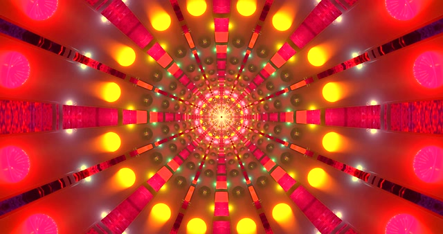 4K UHD 60fps Neon Tunnel Ekraanisäästja Windows 10 - VJLoops Visuaalne Taust Redigeerimseks