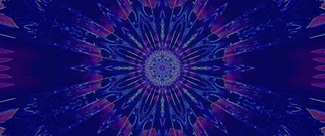 Neon Tunnel Kaleidoskoop Burst VJ Loop 2.39:1 Cinemascope 60fps Ekraanisäästja