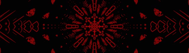 Punane Neoon Tunnel Kaleidoskoop VJ Loop 32:9 Super Ultrawide 60fps Ekraanisäästja