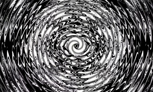 Vj loop Neon Tunnel Swirling Monochrome Vortex 5:3 wide 60fps Screensaver