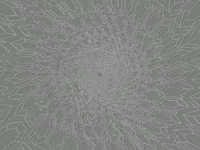 Neon Tunnel Crystal Radial Burst 4:3 Classic 60fps Screensaver Vj Loop