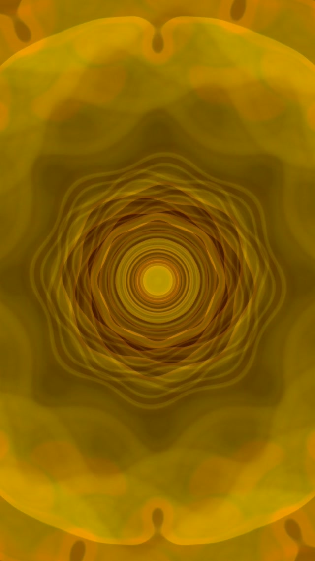 Golden Spiraling Vortex Neon Tunnel 9:16 Reels 60fps VJ Loop Screensaver