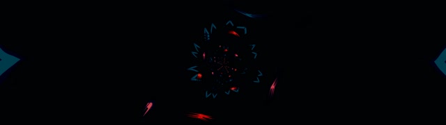 Neon Tunnel Kaleidoskoop Burst VJ Loop 32:9 Super Ultrawide 60fps Ekraanisäästja
