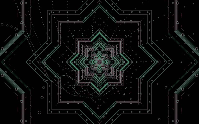 Neon Tunnel Roheline Vooluahel Ekraanisäästja 60fps 16:10 MacBook VJ Loop