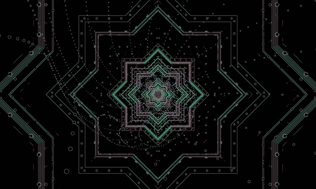 Neon Tunnel Roheline Vooluahel 5:3 Lai 60fps Ekraanisäästja VJ Loop