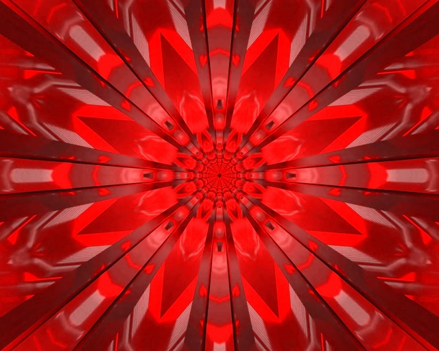 Punane Neontunnel Radiaal Purse 5:4 industrial 60fps Ekraanisääst Vj Loop