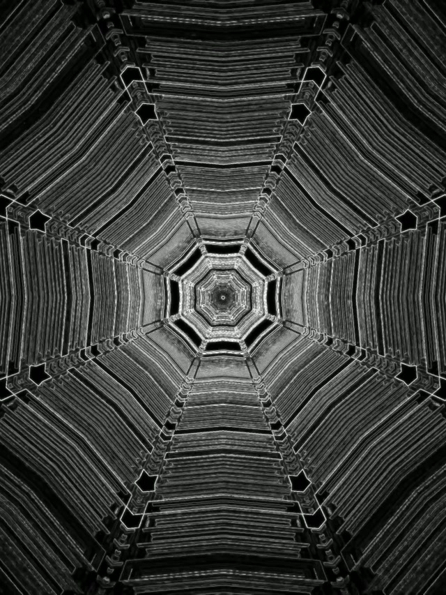 Kaheksanurk Neontunnel Keeris 3:4 iPad Portree 60fps Ekraanisäästja VJLoops