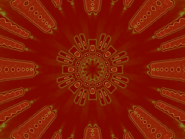 Neon Tunnel Kaleidoskoop Plahvatus VJ Loop 4:3 Klassikaline 60fps Ekraanisääst