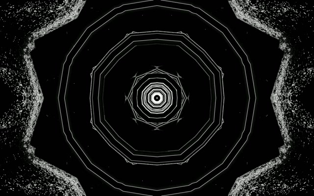 Neon Tunnel Decagon Vortex VJ Loop 60fps 16:10 MacBook Screensaver