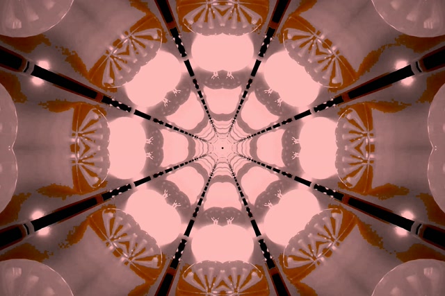 Neoon tunnel punane kaleidoskoop VJ Loop 3:2 Surface 60fps ekraanisäästja