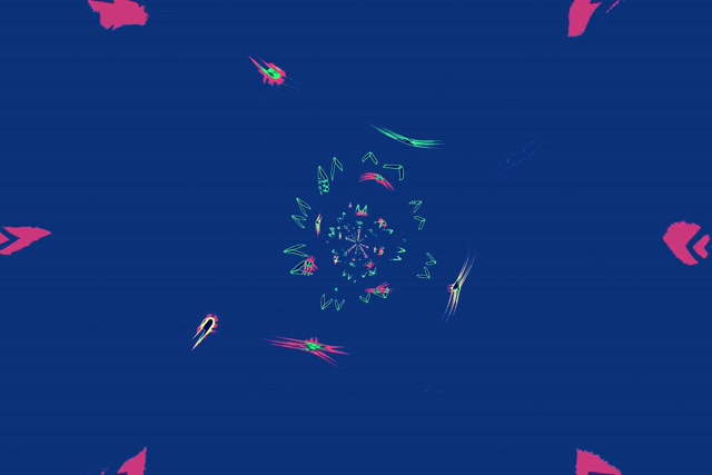 Neoon Tunnel Roosa Roheline Kujundid 3:2 Surface 60fps Ekraanisäästja VJ Loop