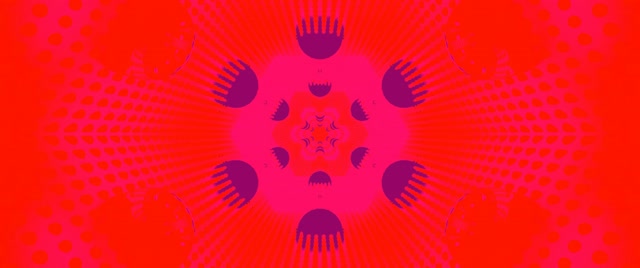 Neon Tunnel Kuusnurk Kaleidoskoop VJ Loop 2.39:1 Cinemascope 60fps Ekraanisäästja