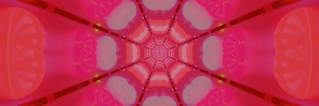 Neoon Tunnel Punane Kaleidoskoop Ämblikuvõrk Vj Loop 3:1 Triple Wide 60fps Ekraanisäästja