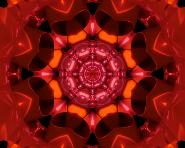 Punane Neon Tunnel Ekraanisääst 5:4 Tööstuslik 60fps VJ Loop Arvuti Sülearvuti