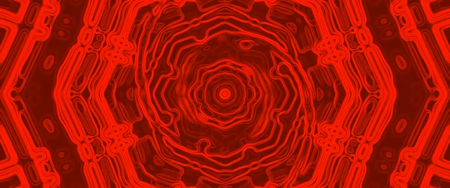 Punane Neoon Tunnel Kaleidoskoop Keeris VJLoops 2.39:1 Cinemascope 60fps Ekraanisäästja