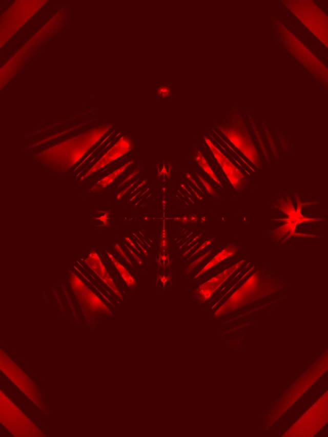 Punane Neontunnel Vj Loop | Teemant Keeris Ekraanisäästja 3:4 iPad Püstpaigutus 60fps