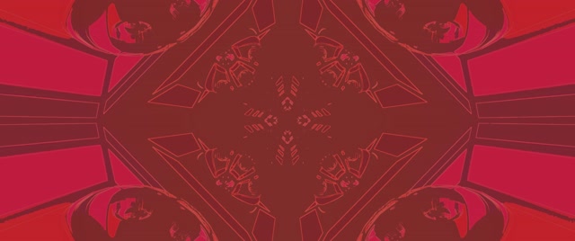 Punane Kaleidoskoop Teemant Neoon Tunnel VJ Loop 2.39:1 Cinemascope 60fps Ekraanisäästja