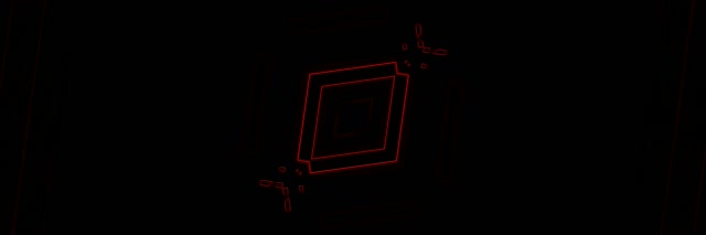 Punane Neontuunel Pöörlev Teemant VJLoops 3:1 Kolmekordne Lai 60fps Ekraanisäästja