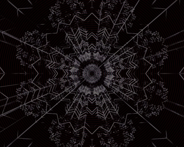 Fraktaal Kaleidoskoop Neontunnel 5:4 Tööstuslik 60fps Ekraanisäästja VJLoops