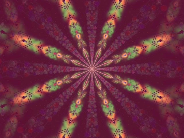 Neontunnel Kaleidoskoop Lille Purse 4:3 Classic 60fps Ekraanisääst Vj Loop