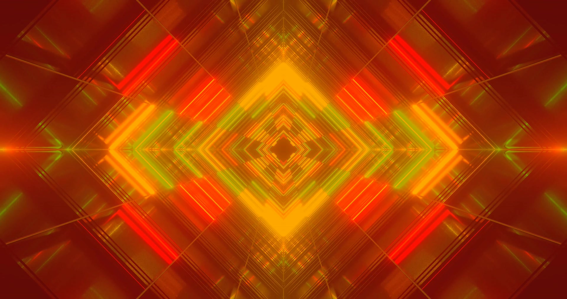 Neon Tunel Gorri Laranja Pantaila-babeslea 4K UHD 60fps VJ Loop pantaila-babeslea pc