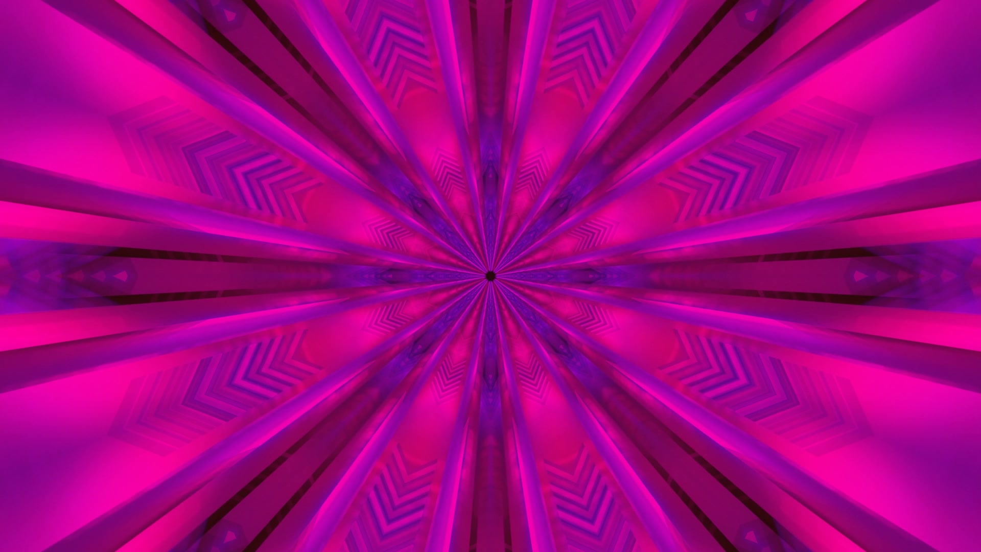Neon Tunnel VJ Loop 4K UHD 60FPS Pink Purple Screensaver