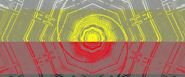 Neon Tunel Pentagono Harraska Zian Berde Vj Loop 2.39:1 Cinemascope 60fps Pantaila-babeslea