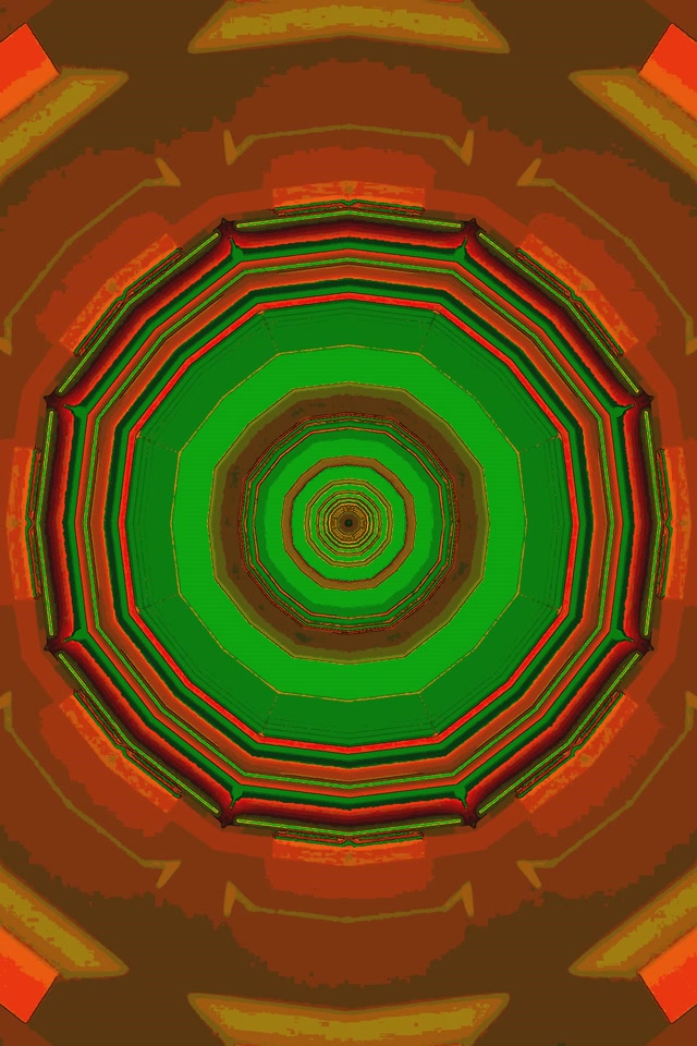 Neon Tunnel Octagon Vortex 2:3 Photo Portrait 60fps Screensaver Vj Loop