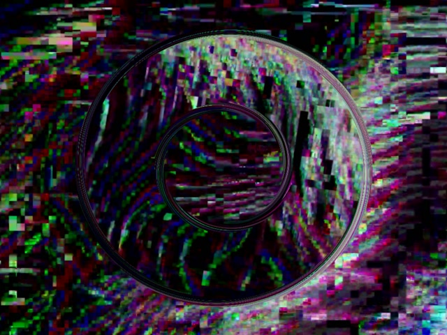 Neon Tunnel Glitch Static Vj Loop 4:3 Classic 60fps Screensaver