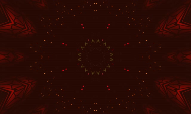 Vj loop Neon Tunel Gorri Berde Mandala Izarra 5:3 zabala 60fps pantaila-babeslea