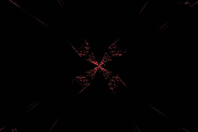Neon Tunnel Kaleidoscope Burst | VJ Loop 60fps 3:2 Screensaver