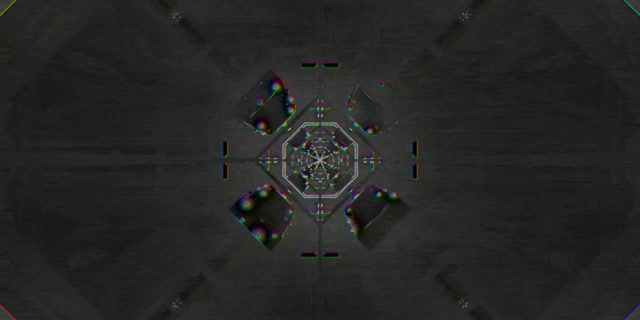 Pulsating Hexagon Neon Tunnel VJ Loop 2:1 Univisium 60fps Screensaver