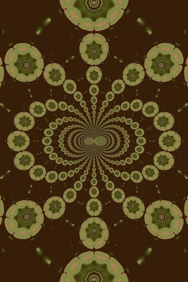 Neon Tunela Lurtar Kaleidoskopia Mandala VJLoops Begizta 2:3 Photo Portrait 60fps Pantaila-babeslea