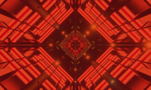 Gorri Neon Tunel Diamante Harraska VJ Loop 5:3 Wide 60fps Pantaila-babeslea