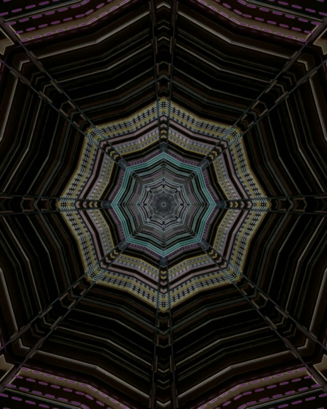 Neon Tunel Pantaila-babeslea 4:5 Instagram 60fps Ilun Geometrikoa Izar VJLoop