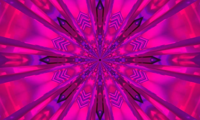 Neon Tunel Kaleidoskopio Izar Leherketa VJ Loop 5:3 Zabala 60fps Pantaila-babeslea