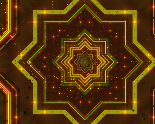 Neon Tunel Urre Izar Haizezulo Vj Loop 5:4 Industrial 60fps Pantaila-babeslea