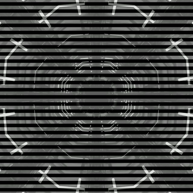 VJ loop Neon Tunel Oktogono Kromo Sareta 1:1 Karratua 60fps Pantaila-babeslea